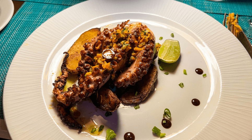 Frutos do mar no TRS Turquesa Gastronomia All-Inclusive