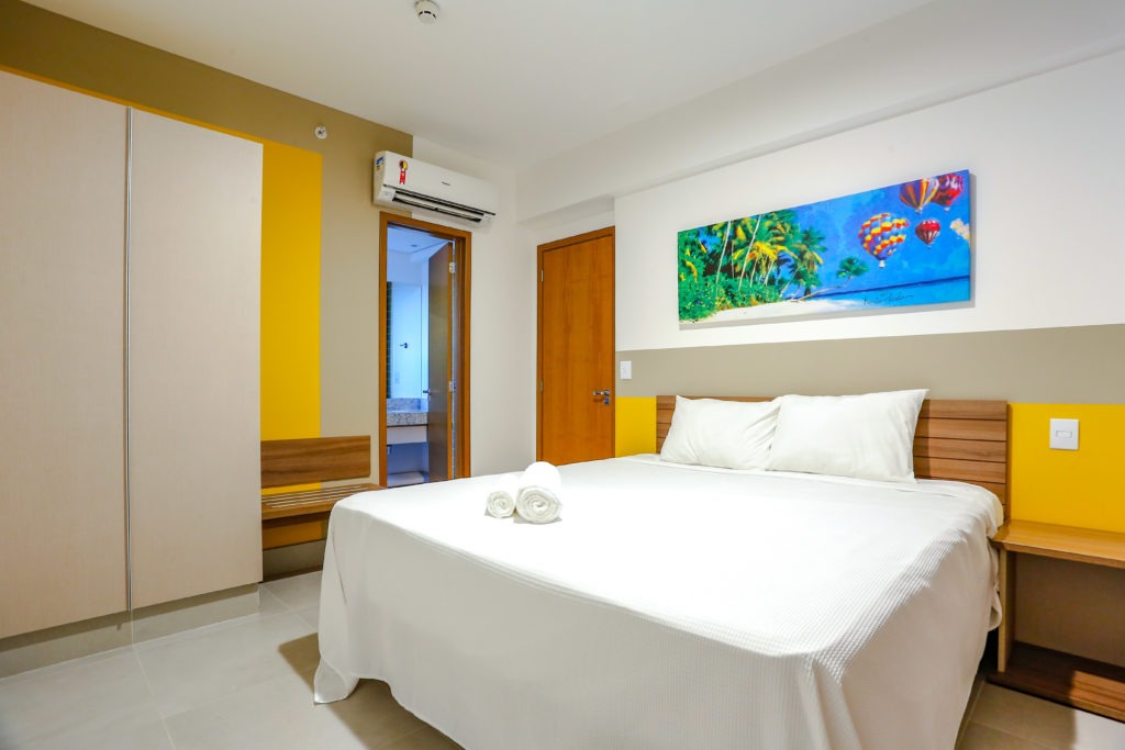 O resort conta com 912 suítes com capacidade para até sete pessoas Hotel