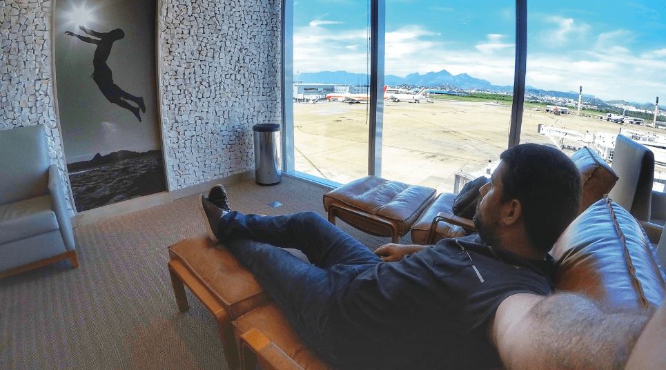 Aeroporto Internacional RIOgaleão Gabriel Dias no Lounge da Star Alliance
