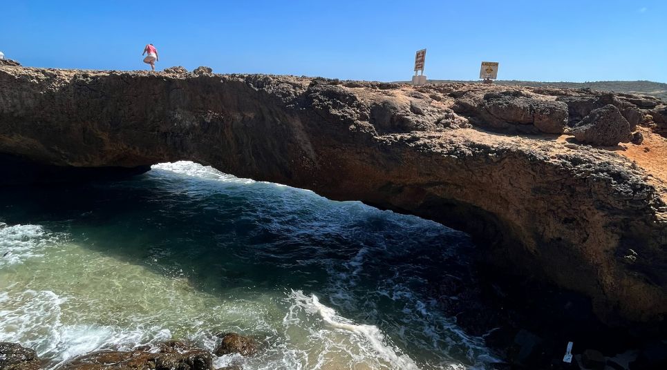 ponte naturais são o simbolo de aruba Pontes-Aruba