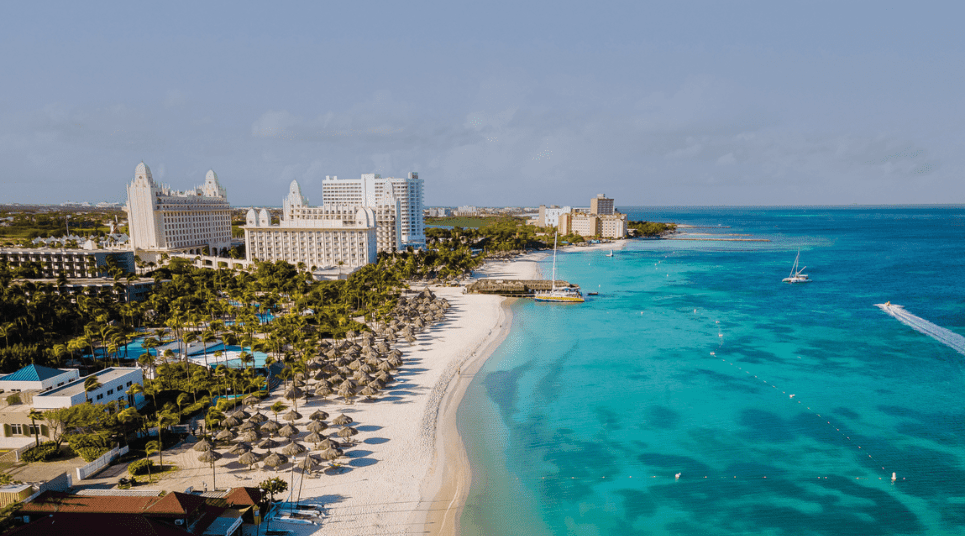 Orla em Palm Beach Palm Beach em Aruba