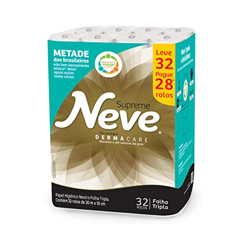 Papel Higiênico Neve Supreme – 32 rolos