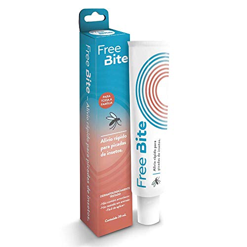 FREE BITE Gel Pós Picadas de Insetos 20ml – Diminui a irritabilidade e desconforto das picadas de insetos com uma sensação refrescante e aroma de Aloe Vera