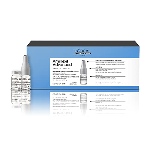 L’Oréal Professionnel Ampola Antiqueda Serie Expert Aminexil Anti-hair loss Activator | Redução da queda para um cabelo mais cheio |10×6 ml
