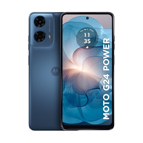 Smartphone Motorola Moto g24 Power 128GB 8GB Ram Boost AI Camera 50MP 6000 mAh – Azul