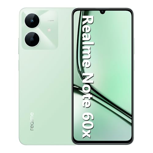 Realme Note 60X – 64GB – 3 GB RAM – Câmera 8MP – Bateria de 5000mAh – Wilderness Green (Verde)